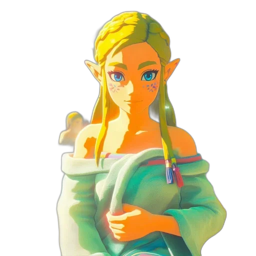 dress, staff, crown, face transparent PNG cut-out