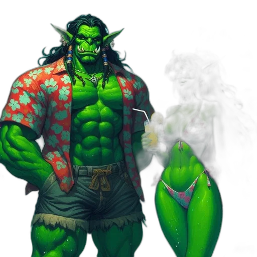 concept art, fantasy art, pixel art, comic book art transparent PNG cut-out