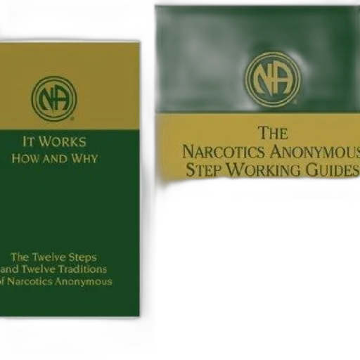 two, narcotics, anonymous, books transparent PNG cut-out