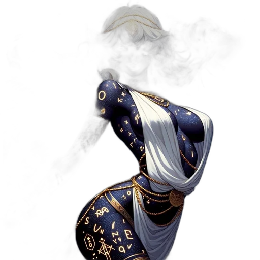 mask, sword, staff, dress transparent PNG cut-out