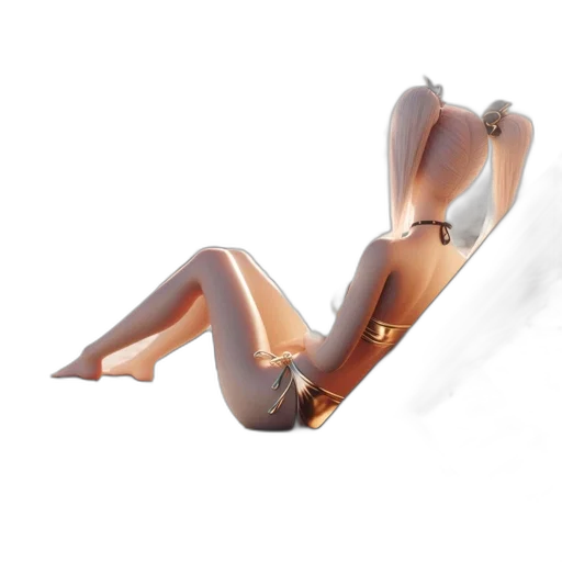 dress, shoes, furniture, hair transparent PNG cut-out