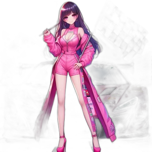 dress, jacket, concept art, fantasy art transparent PNG cut-out