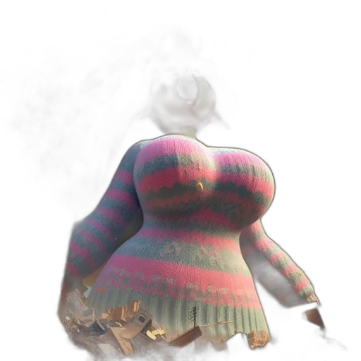 dress, jacket, robot, creature transparent PNG cut-out