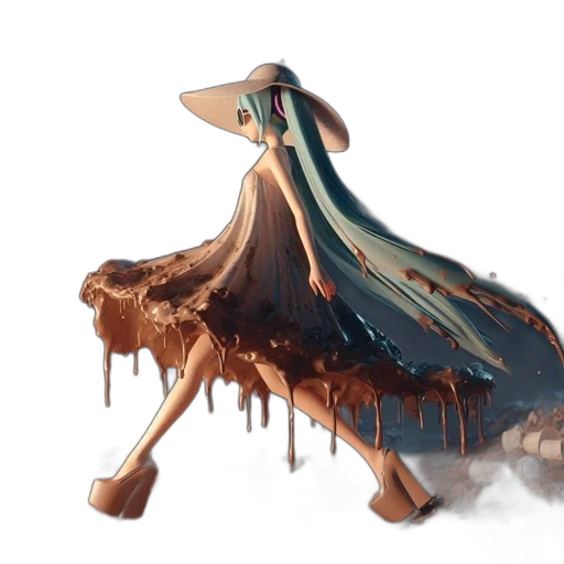 hat, dress, creature, dragon transparent PNG cut-out