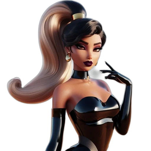 concept art, comic book art, fantasy art, 3d render transparent PNG cut-out