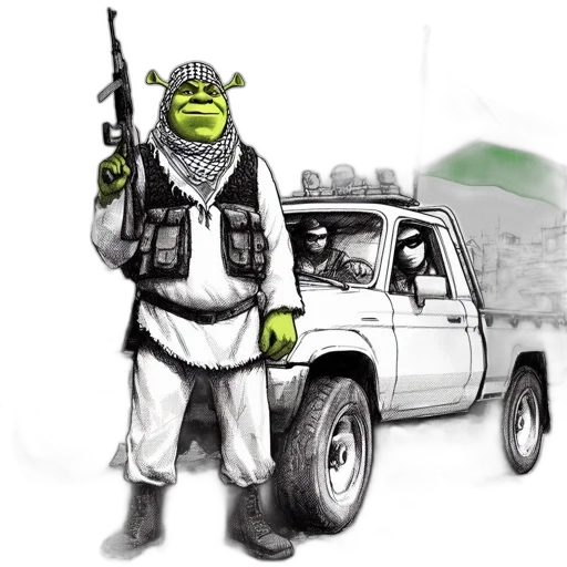 car, weapon, animal, creature transparent PNG cut-out