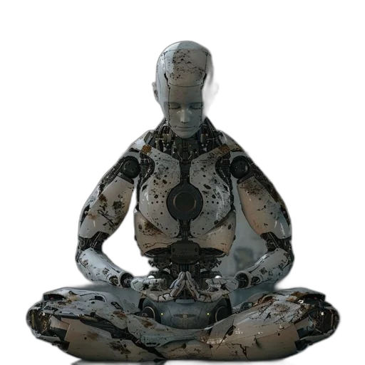 robot, jewelry, mask, 3d render transparent PNG cut-out