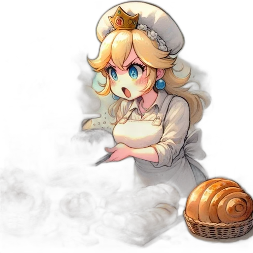 crown, food, dress, staff transparent PNG cut-out