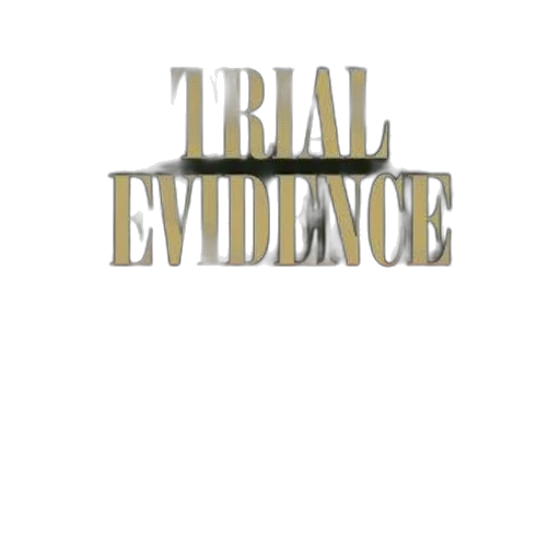 trial, evidence, fifth, edition transparent PNG cut-out