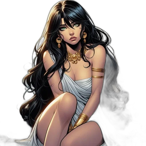 jewelry, comic book art, fantasy art, concept art transparent PNG cut-out