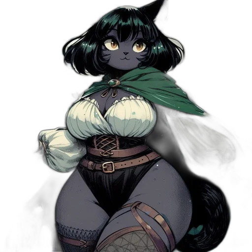 staff, dress, dragon, fantasy art transparent PNG cut-out