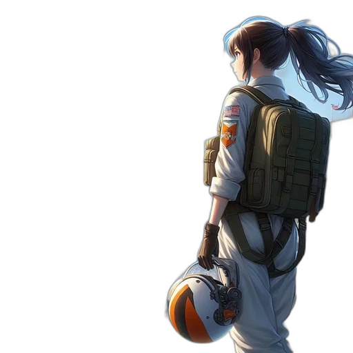 jacket, robot, concept art, anime transparent PNG cut-out