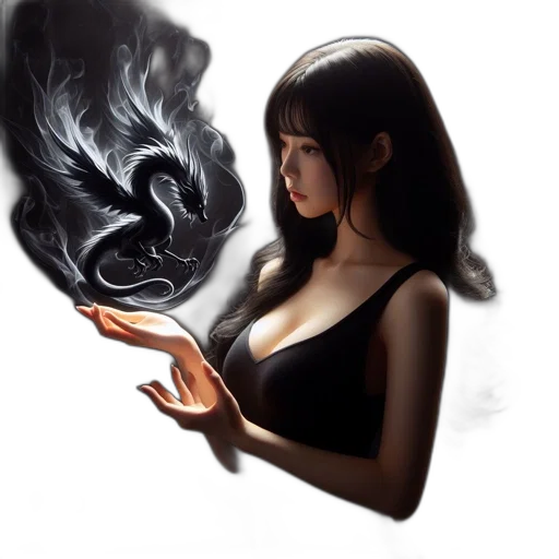 mask, dragon, dress, face transparent PNG cut-out