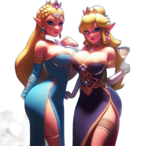 crown, dress, concept art, fantasy art transparent PNG cut-out