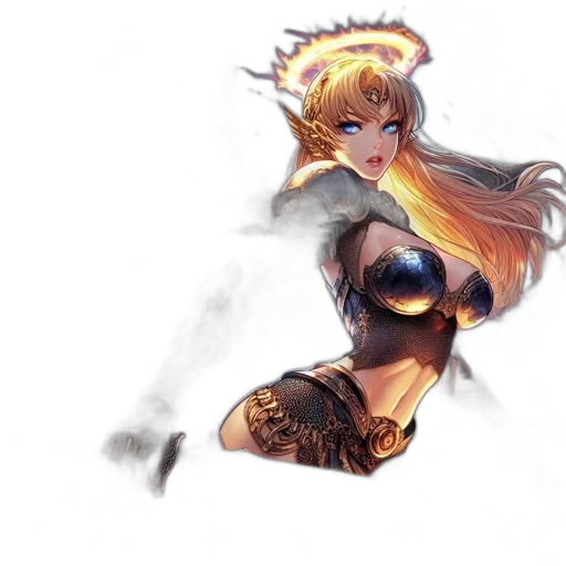 fantasy art, concept art, anime, pixel art transparent PNG cut-out