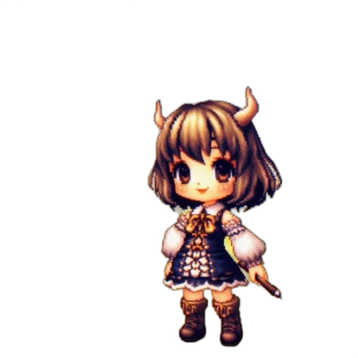 staff, weapon, animal, dress transparent PNG cut-out