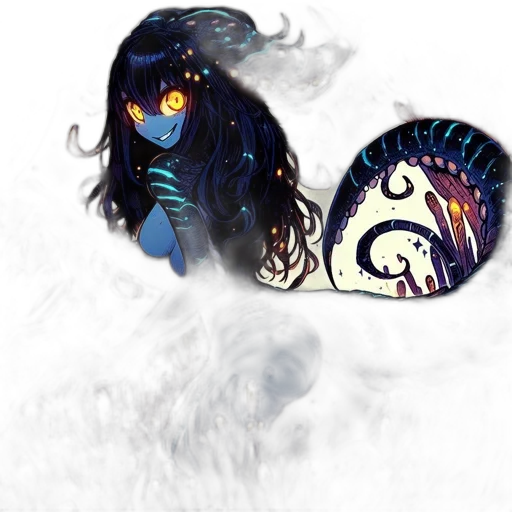 mask, creature, dragon, staff transparent PNG cut-out