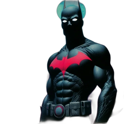 mask, comic book art, concept art, 3d render transparent PNG cut-out