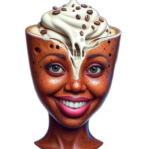 mask, face, creature, crown transparent PNG cut-out