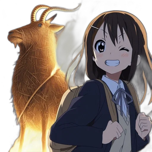 animal, creature, dress, staff transparent PNG cut-out