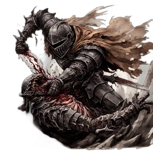 sword, weapon, dragon, fantasy art transparent PNG cut-out