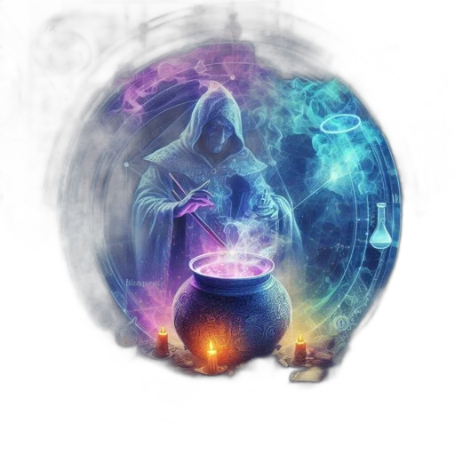 mask, staff, concept art, fantasy art transparent PNG cut-out