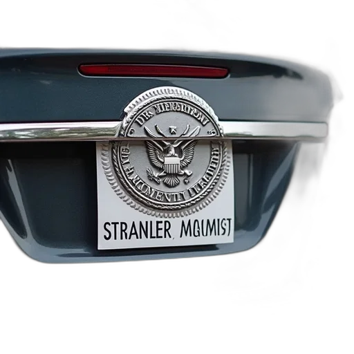 department, homeland, logo, bumper transparent PNG cut-out