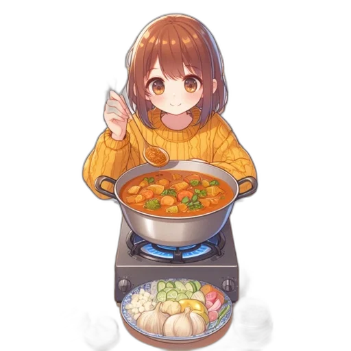 food, weapon, staff, pixel art transparent PNG cut-out