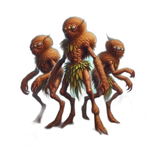 creature, staff, concept art, fantasy art transparent PNG cut-out
