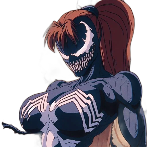 mask, hair, creature, dress transparent PNG cut-out