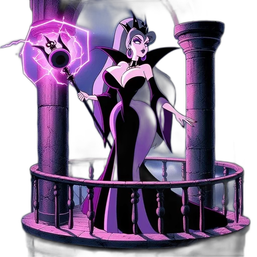 dress, crown, staff, concept art transparent PNG cut-out