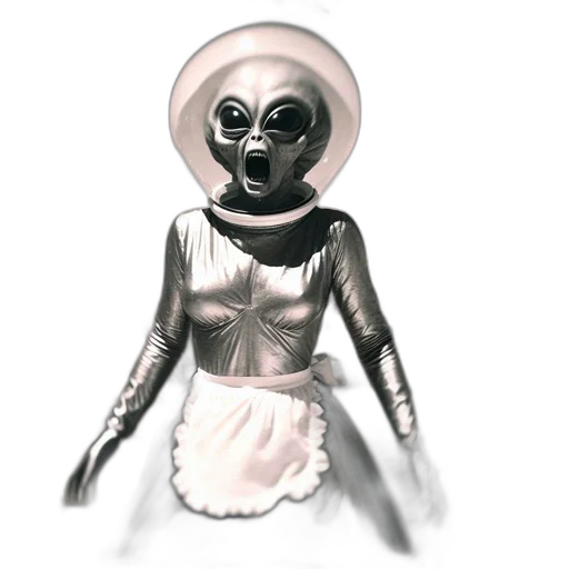 mask, dress, creature, robot transparent PNG cut-out