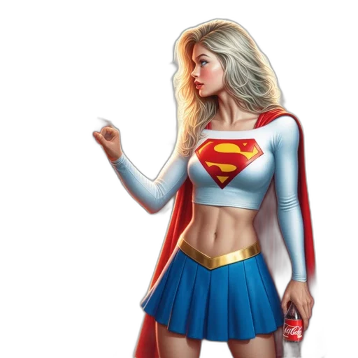 comic book art, concept art, fantasy art, cartoon transparent PNG cut-out