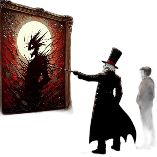 creature, staff, concept art, fantasy art transparent PNG cut-out