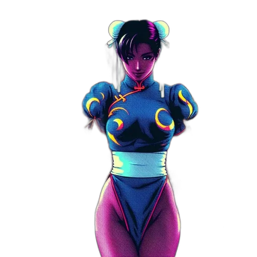 dress, robot, concept art, cyberpunk transparent PNG cut-out