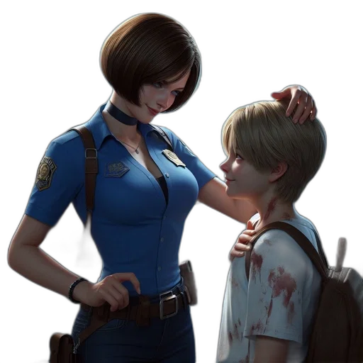 weapon, staff, face, robot transparent PNG cut-out
