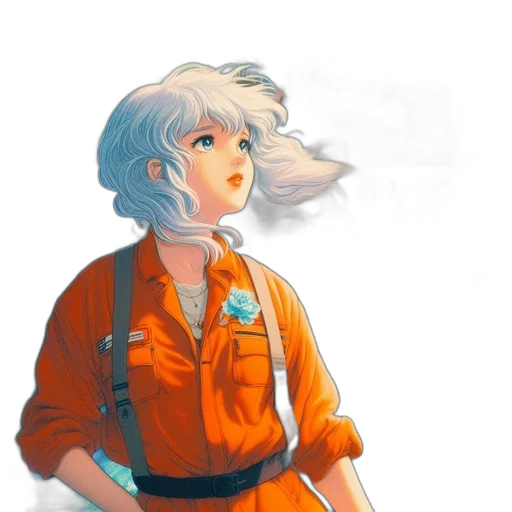 staff, jacket, robot, creature transparent PNG cut-out