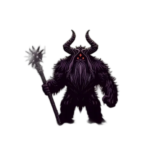 creature, staff, animal, mask transparent PNG cut-out