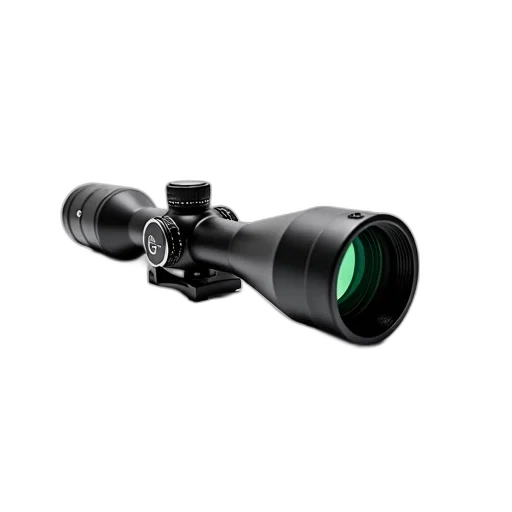 weapon, black, rifle, scope transparent PNG cut-out