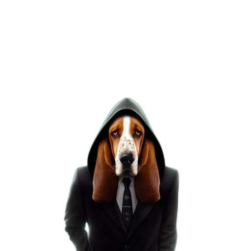 jacket, staff, animal, mask transparent PNG cut-out