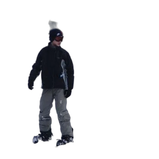 jacket, staff, hat, robot transparent PNG cut-out