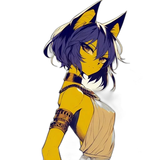 staff, mask, dress, fantasy art transparent PNG cut-out