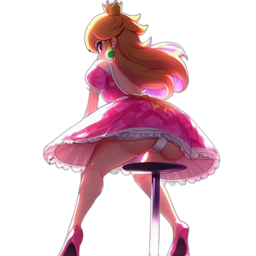 dress, staff, crown, weapon transparent PNG cut-out