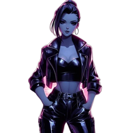 jacket, robot, cyberpunk, concept art transparent PNG cut-out