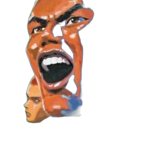 face, mask, creature, weapon transparent PNG cut-out