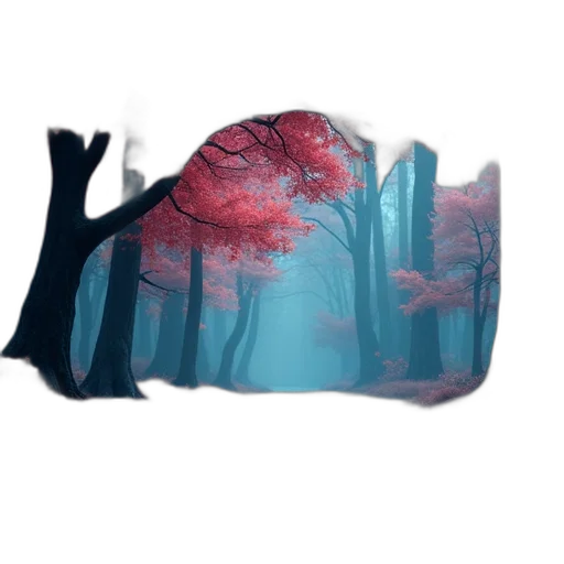 tree, creature, umbrella, mask transparent PNG cut-out