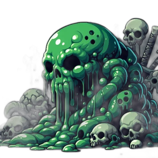 creature, concept art, comic book art, pixel art transparent PNG cut-out