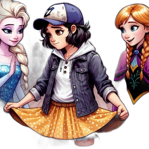comic book art, concept art, cartoon, fantasy art transparent PNG cut-out