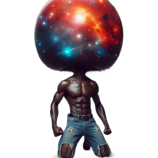 robot, creature, hat, hair transparent PNG cut-out