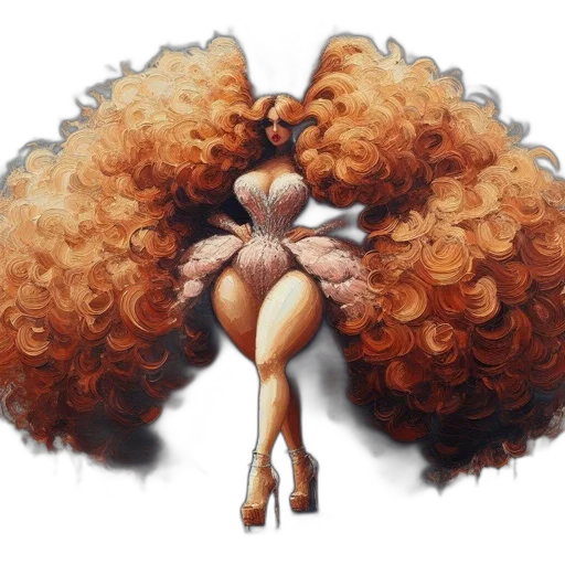 hair, dress, crown, hat transparent PNG cut-out